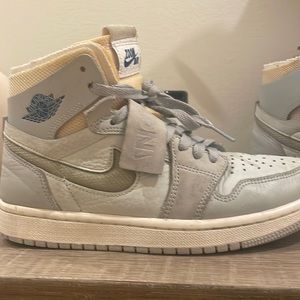 These shoes were worn but are still in decent condition.